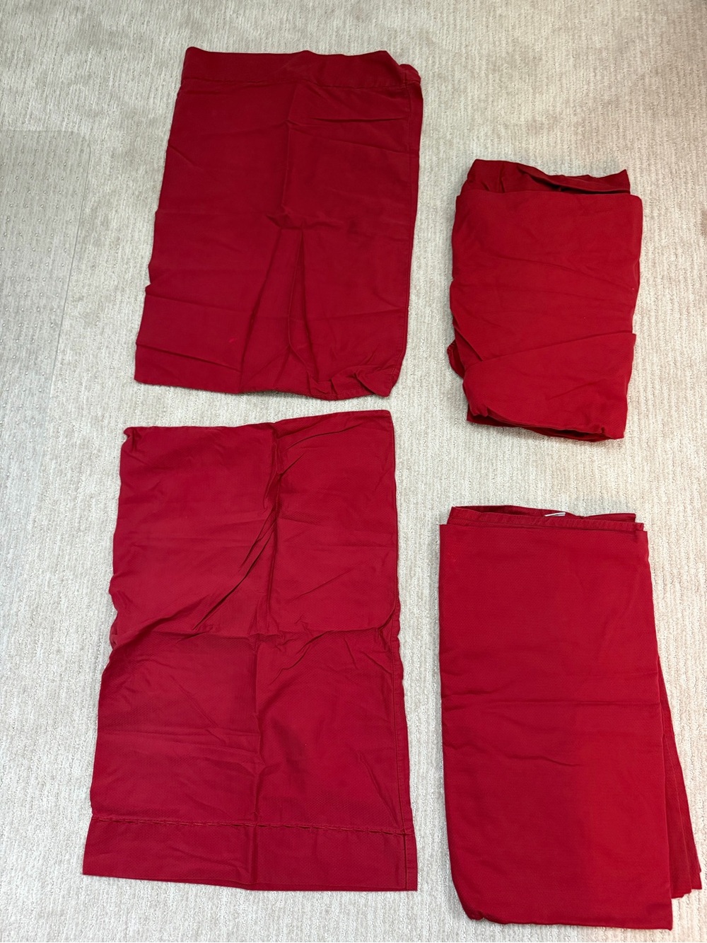 WAVERLY HOME Vintage Red Sheet set Full/Queen